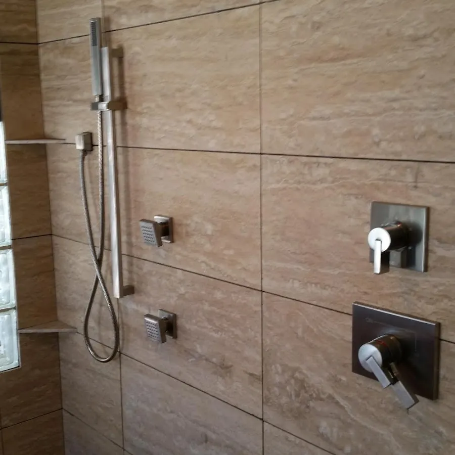 Shower fixture installation for Water Heater Replacement in Stevensville